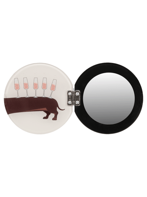Mirror Stand - Dackel / Wine