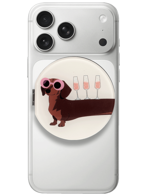 Mirror Stand - Dackel / Wine